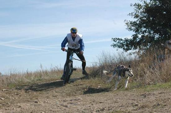 Daïka en VTT